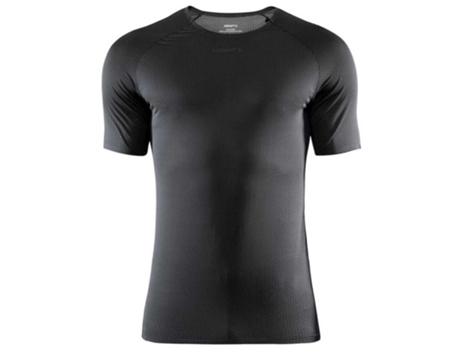 Camiseta de Hombre para Running CRAFT Dry Nanoweight Negro (2XL)