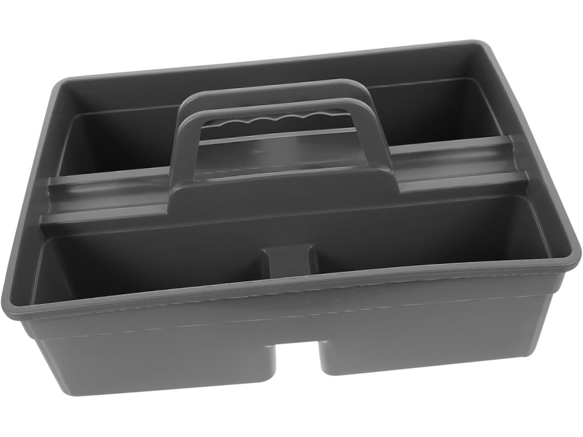 Organizador de limpieza portátil con asa ergonómica, fabricado en polipropileno resistente para almacenamiento. SFUSHOS