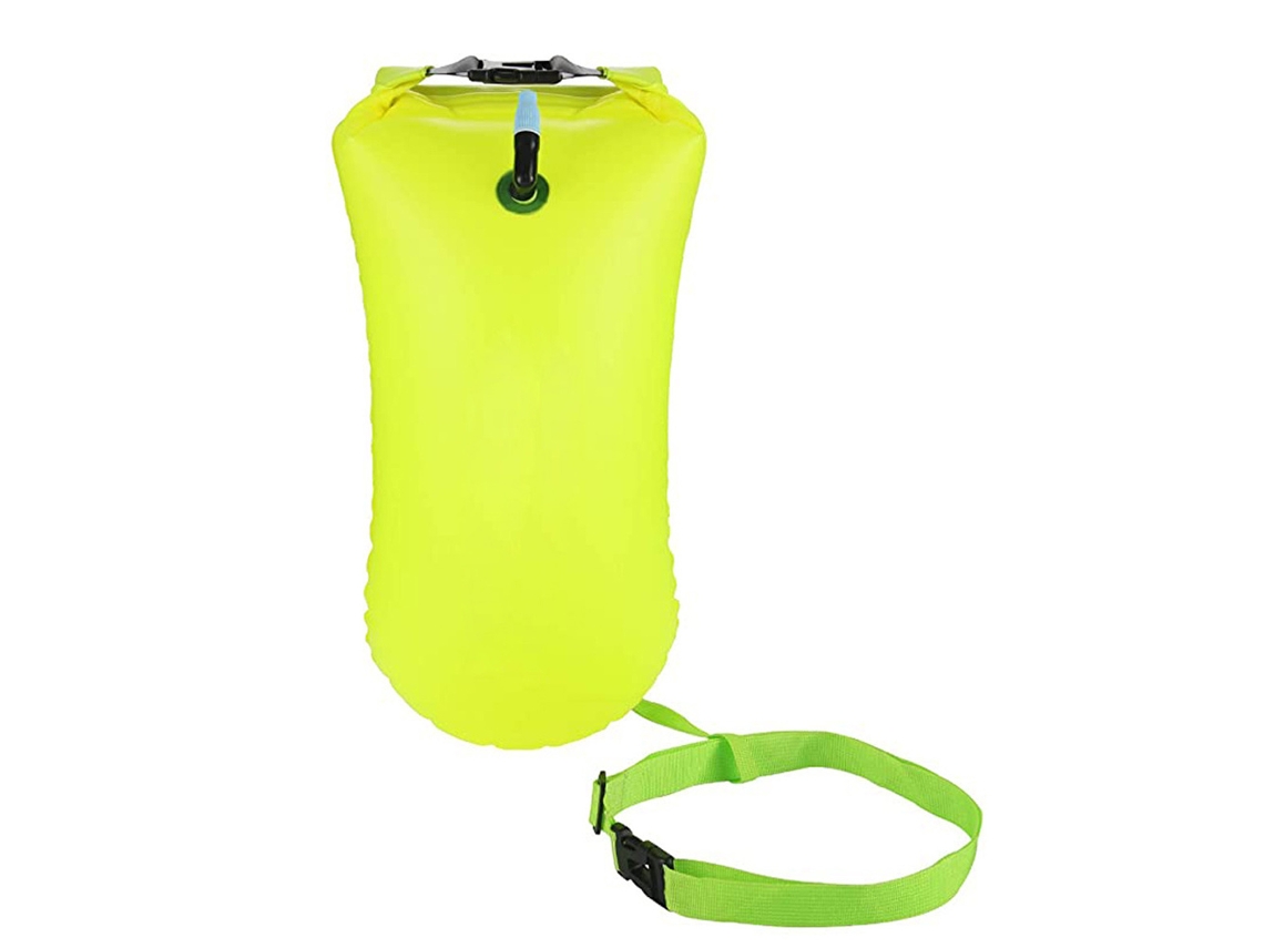 Boya de natación de PVC duradera con cinturón ajustable para nadar en ríos, lagos, mares y océanos.