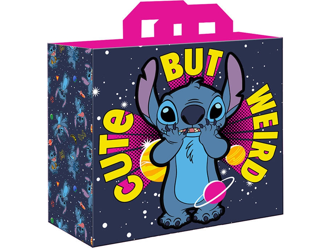 LILO & STITCH - BOLSA DE RAFIA STITCH