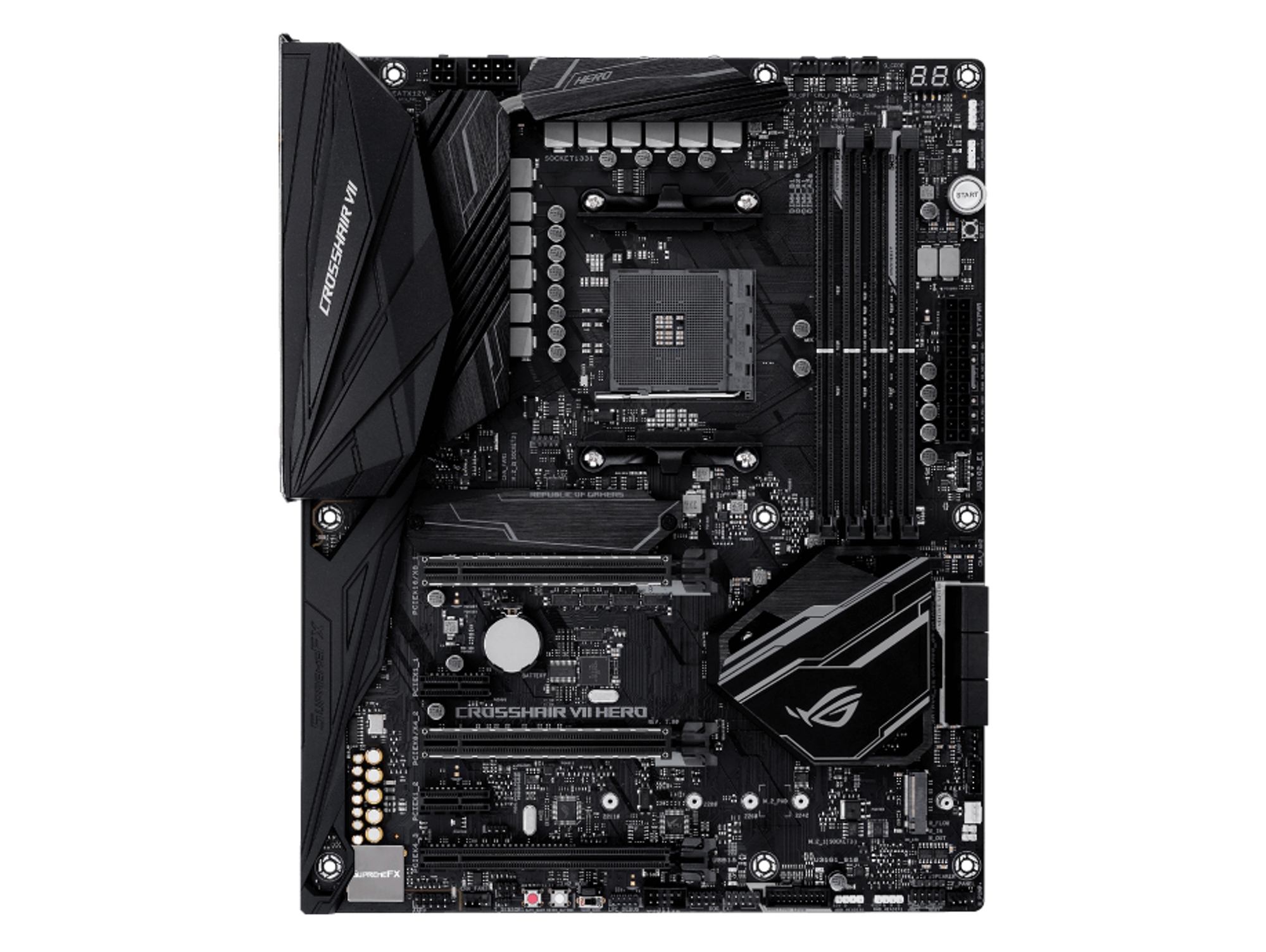 Placa Base ASUS ROG Crosshair VII Hero (Socket AM4 - AMD X470 - ATX)