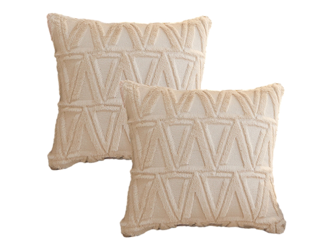 Juego De 2 Fundas De Almohada De Terciopelo Polar