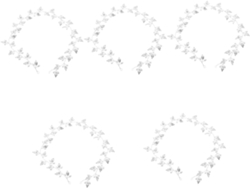 5pièces Corona De Fleurs Mariage Vigne Cabello Longue Avec Perles Et Accessoire Élégant Pour