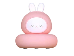 Rebe-luz Nocturna Conejo Suave Recargable Control Por Toque Lámpara Para Bebé Niño Dormitorio Dc5v