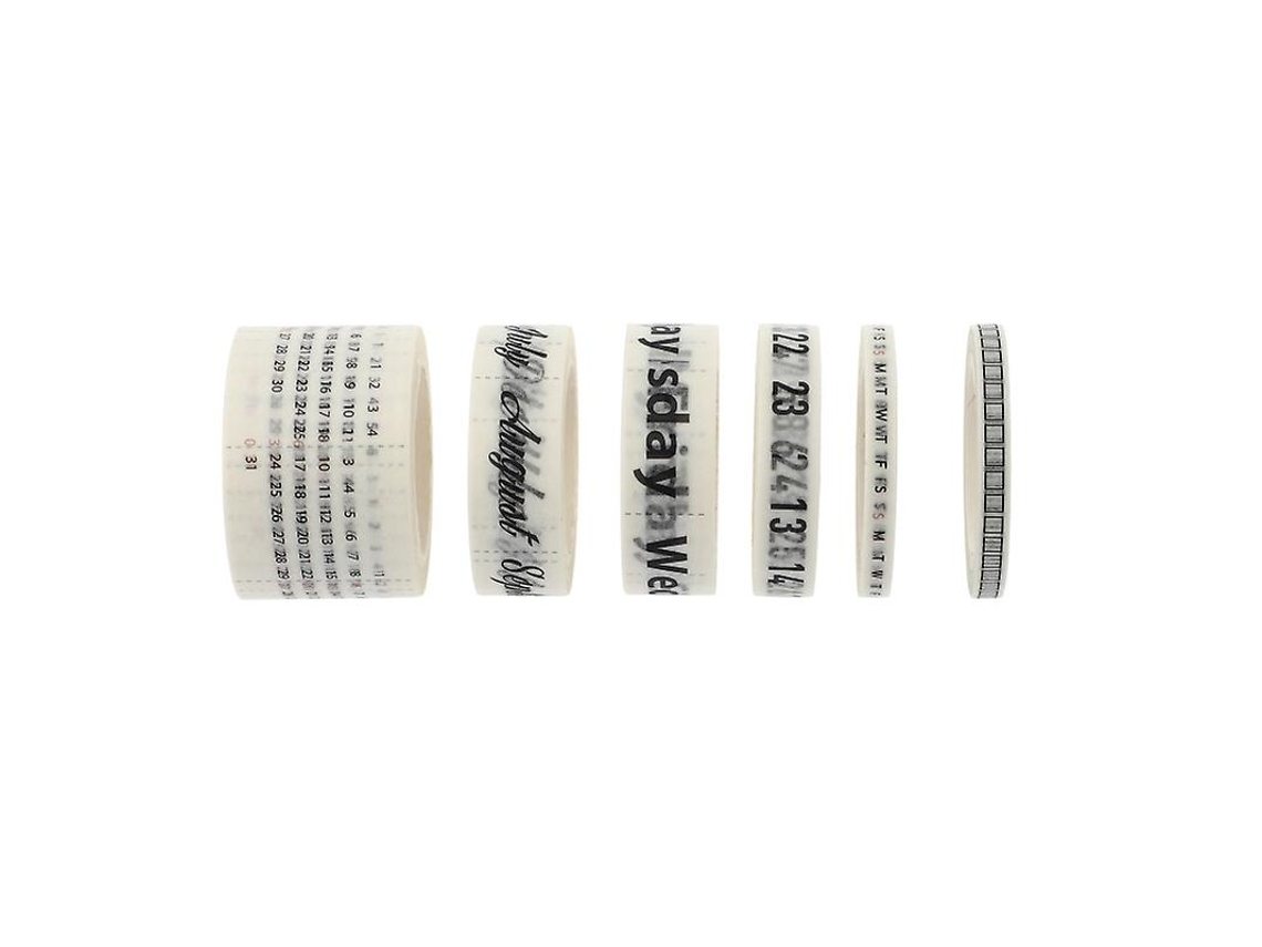 6 Rollos De Cintas Washi Diy