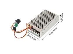 Controlador de velocidad para motor de CC 10-50V 100A 3000W con control PWM | Sin marca