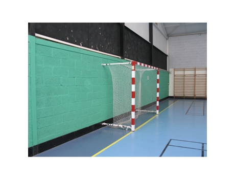 Par de porterías de balonmano de aluminio, plegables en la pared de 1,40 a 2,10 m SPORTI FRANCE