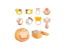 Juguete De Masticación Para Bebés 0-1 Año, 8pcs, Masaje De Encías, Anti-deformación, Resistente Al Calor, Lindo Y Cute
