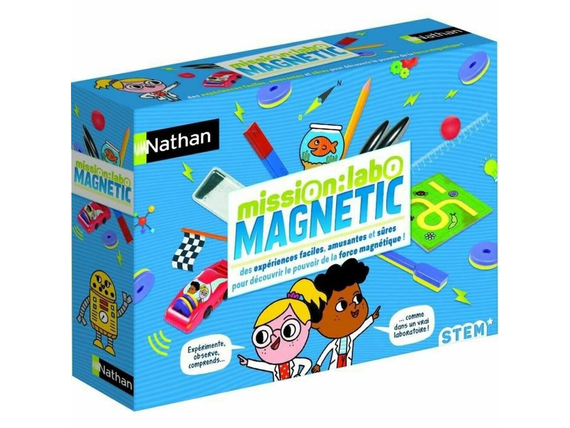 Juego Educativo NATHAN Mission Labo Magnetic Lab set (Edad Mínima Recomendada: 3 años - Versión en Francês)