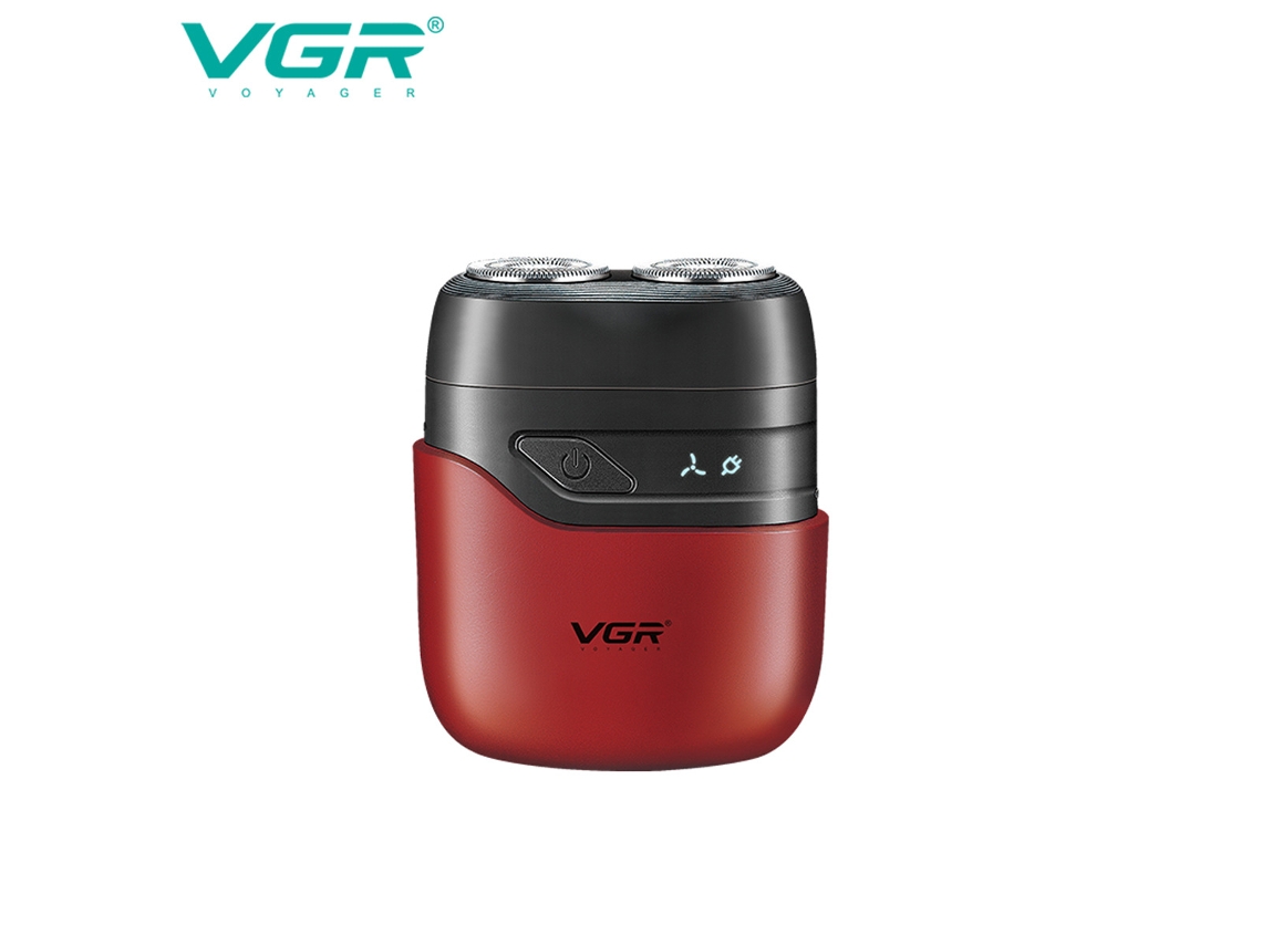 Mini Afeitadora De Viaje (roja) Lavable Y Recargable