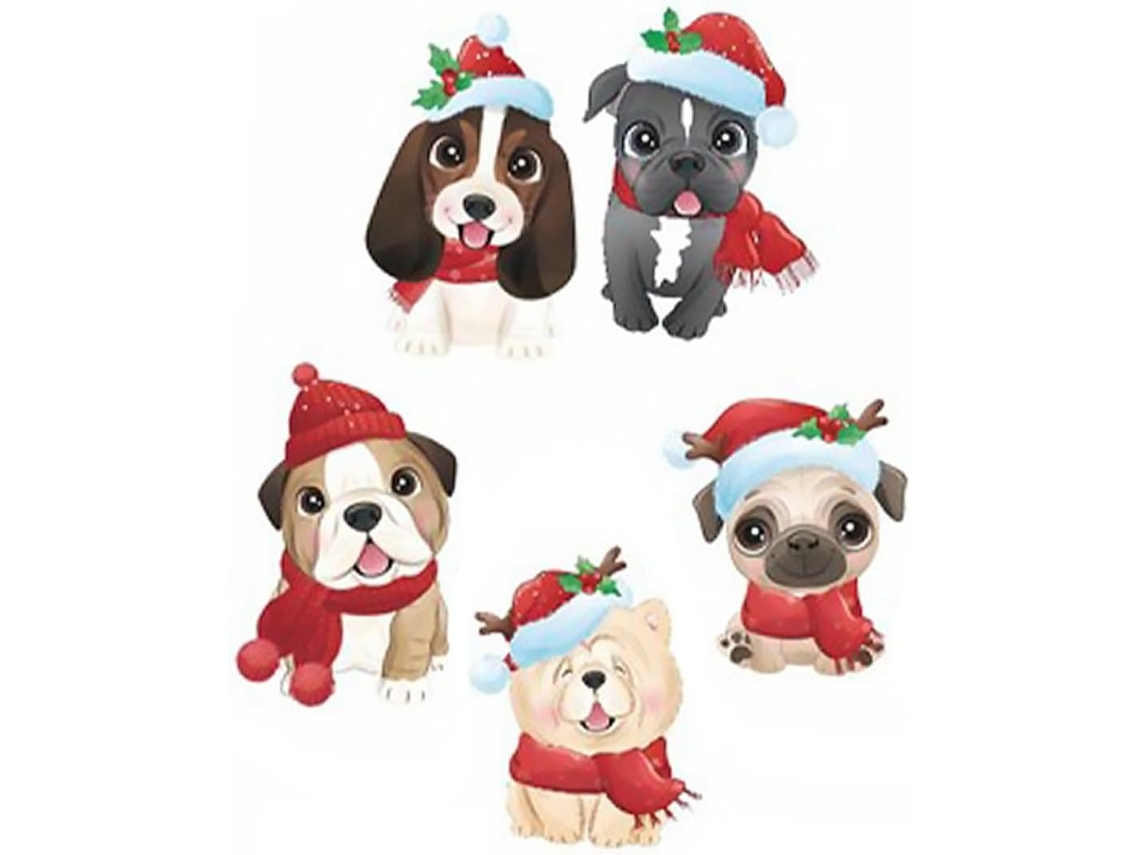 3 Láminas De Pegatinas Navideñas Para Ventanas Y Pegatinas De Animales Para Paredes.