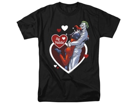 Camiseta ROCKINSTONE Harley Quinn y el Joker My Puddin' DC Comics (S)