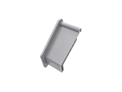 Deflector RENOPLAST de pared para perfil de alero K10 Gris Derecha Izquierda Acabado de terrazas Suelos de resina