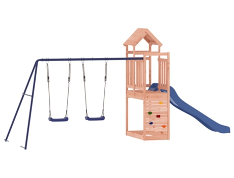 Parque Infantil De Exterior VIDAXL Marrón Madera