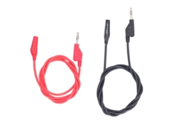 2026-cable De Prueba Multímetro 4mm Banana A Pinza Cocodrilo Flexible Blando 18awg Rojo Y Negro