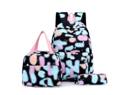 Mochila escolar de tres piezas para niños de 12 años