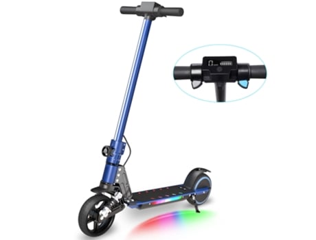 Patinete Eléctrico NEI-WAI S5 Azul Para Niños (Velocidad Máxima: 14 Km/h - Autonomía: 8 Km - Plegable)