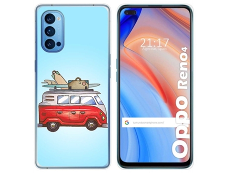 Carcasa Oppo Reno 4 5G TUMUNDOSMARTPHONE Dibujos Multicolor