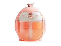 Humidificador Portátil De Aceites Esenciales Con Aromaterapia, Diseño De Pingüino Adorable, Difusor De Aceites Esenciales De 300 Ml Para Viajes.