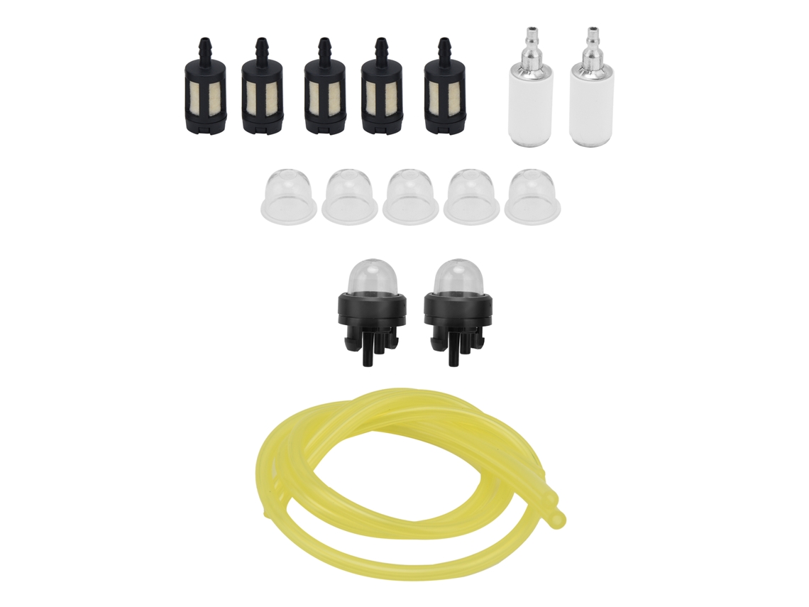Kit de manguera de filtro de combustible y válvula de cebado para Zama/Stihl/Poulan/Craftsman/Husqvarna
