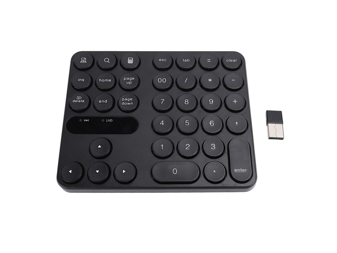 Teclado numérico inalámbrico con 35 teclas, 2,4 g