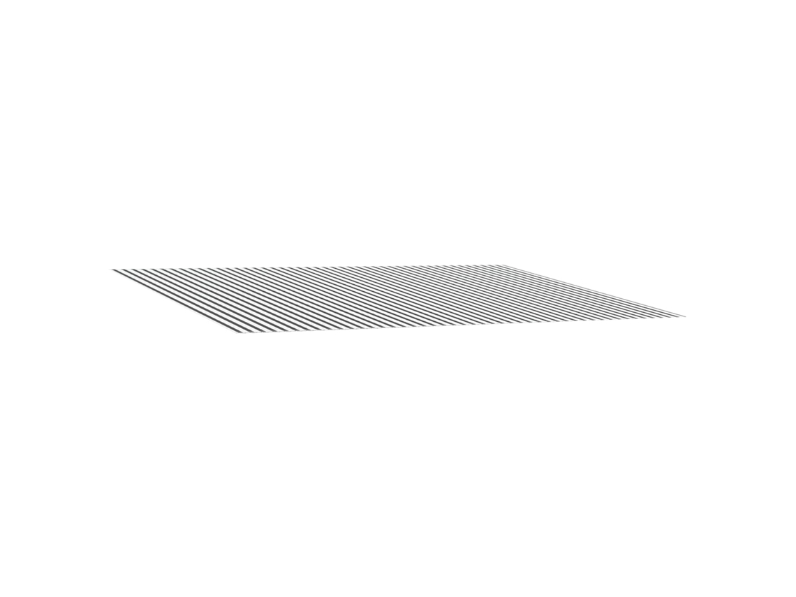 Tela de repuesto Vidaxl para toldos de poliéster color antracita y blanco.
