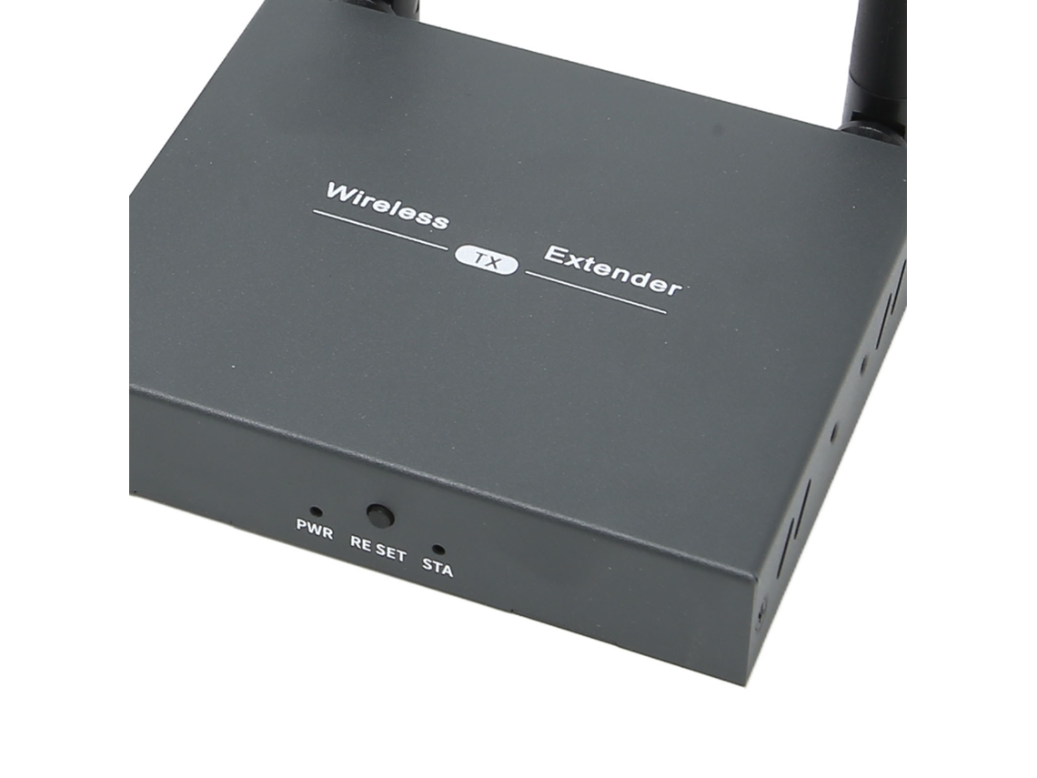 Extensor HDMI inalámbrico de 200 m y 1080p con control remoto por infrarrojos, kit extensor de interfaz multimedia HD para TV, 100-240 V Kofihety