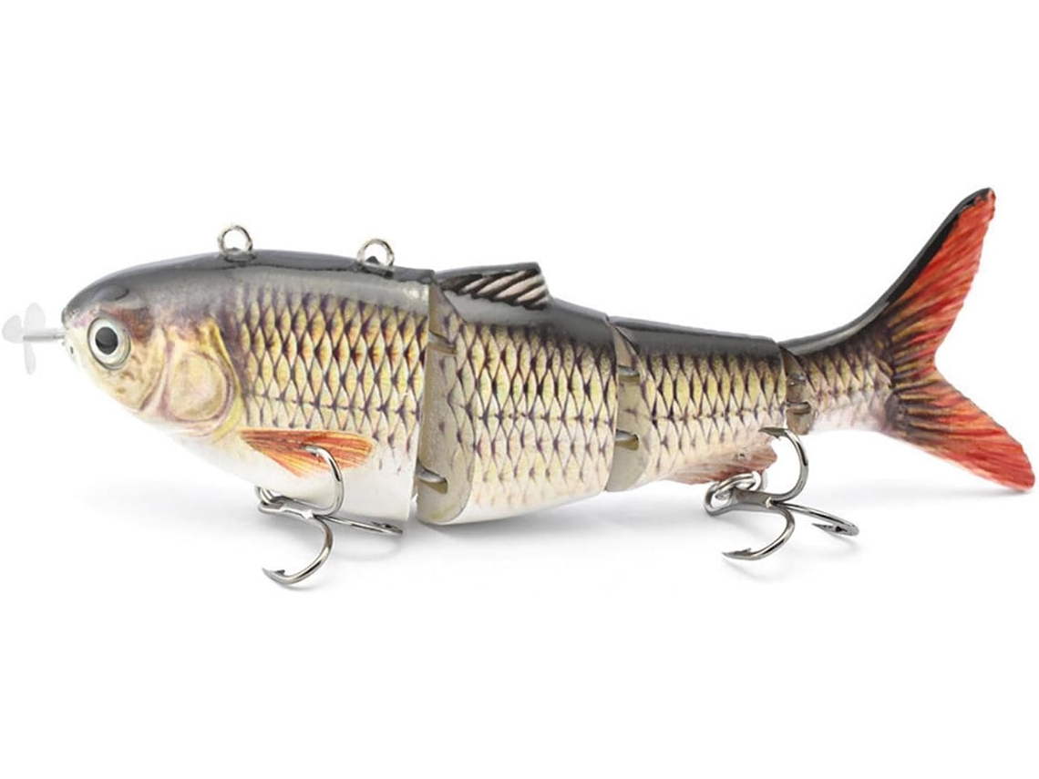 Kit De Anzuelos Usb Animados Para Señuelos De Pesca, Señuelos Realistas De Hundimiento Lento Para Agua Dulce O Salada.