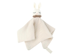 Babero chupete para bebé, babero calmante, manta de seguridad con colgante de conejito para niños y niñas, bufanda multifuncional