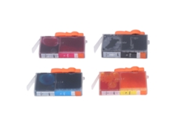4 Cartuchos De Tinta Compatibles Para Recarga Deskjet Ink Advantage 4615 5525 3525 6525 4625 Bk Cmy