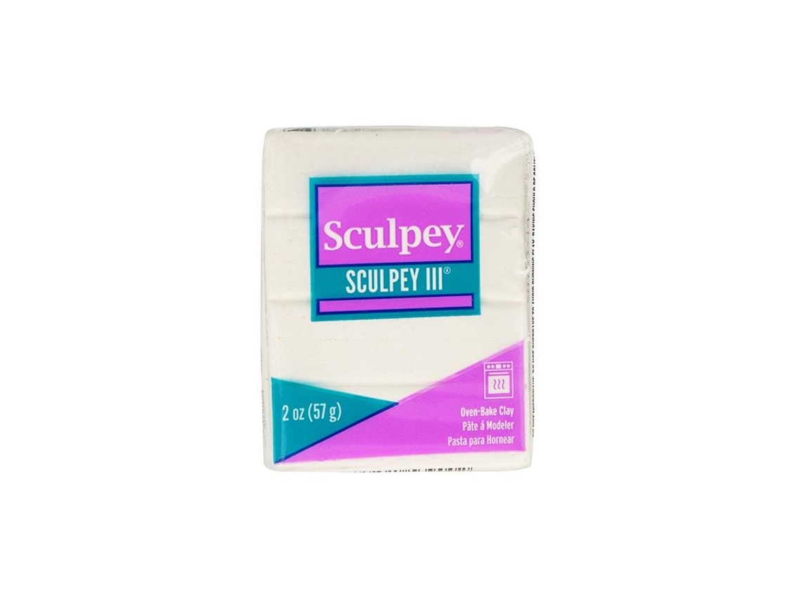 Arcilla polimérica Sculpey 57 g - brillo blanco