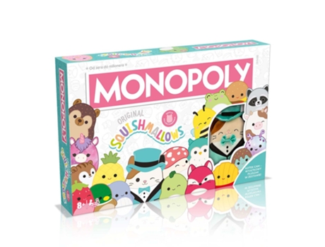 Juego de Mesa WINNING MOVES Monopoly Squishmallows
