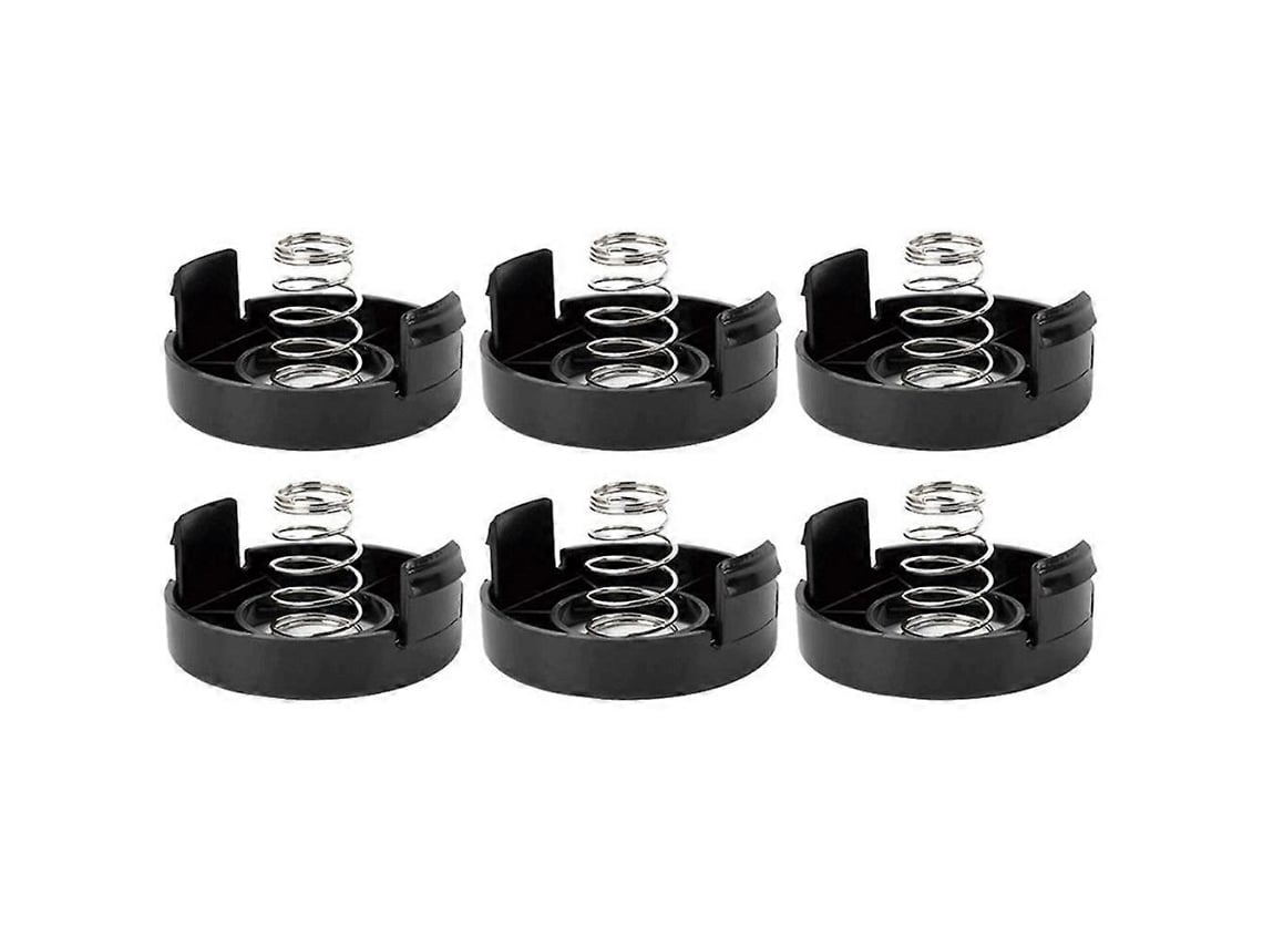 Tapa De Carrete T4w De 6" + Resorte De 6" Para Cortacésped Black Decker St1000 St3000 N1c St4000 St4500, 682378