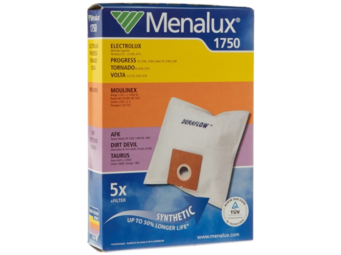Bolsas de Aspirador MENALUX 1750 (5 unidades)
