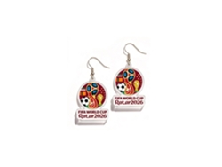 Pendientes Colgantes Para Mujer Estilo Patriótico, Accesorio Deportivo Ligero Para Aficionados