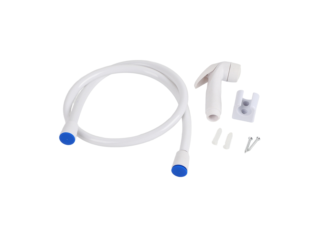 Kit de rociador de bidé portátil de plástico para montaje en pared para baño