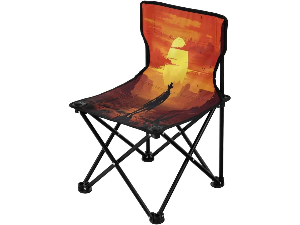 Silla Plegable Ligera De Camping Resistente Duradera Portátil Fácil Instalar