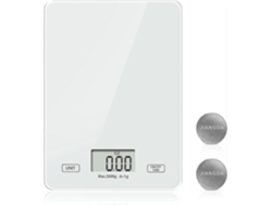 Báscula de cocina eléctrica digital de 5 kg de alta precisión y 2 g para uso doméstico.