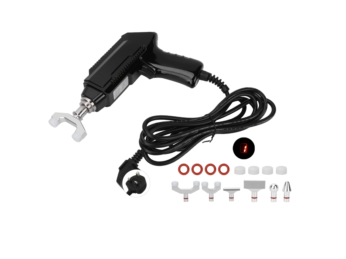 KOFIHETY Masajeador Eléctrico de Columna con Calor, Ajustable, Corrector de Postura (Enchufe UK 220V)