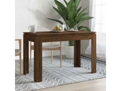 Mesa de comedor | Mesa de comedor de 120x60x76 cm, madera de roble marrón.