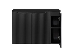 Mueble de baño bajo lavabo Newport con 3 puertas 100x60x40 cm - Negro [EN.CASA]