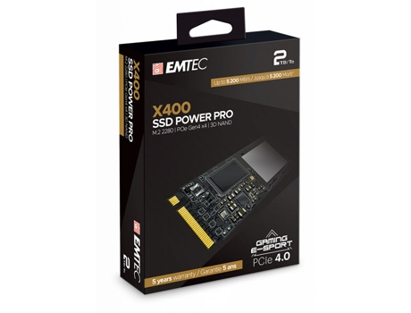 Disco Duro nvme ssd Emtec M.2 Gen4 - ECSSD2TX400 2 To
