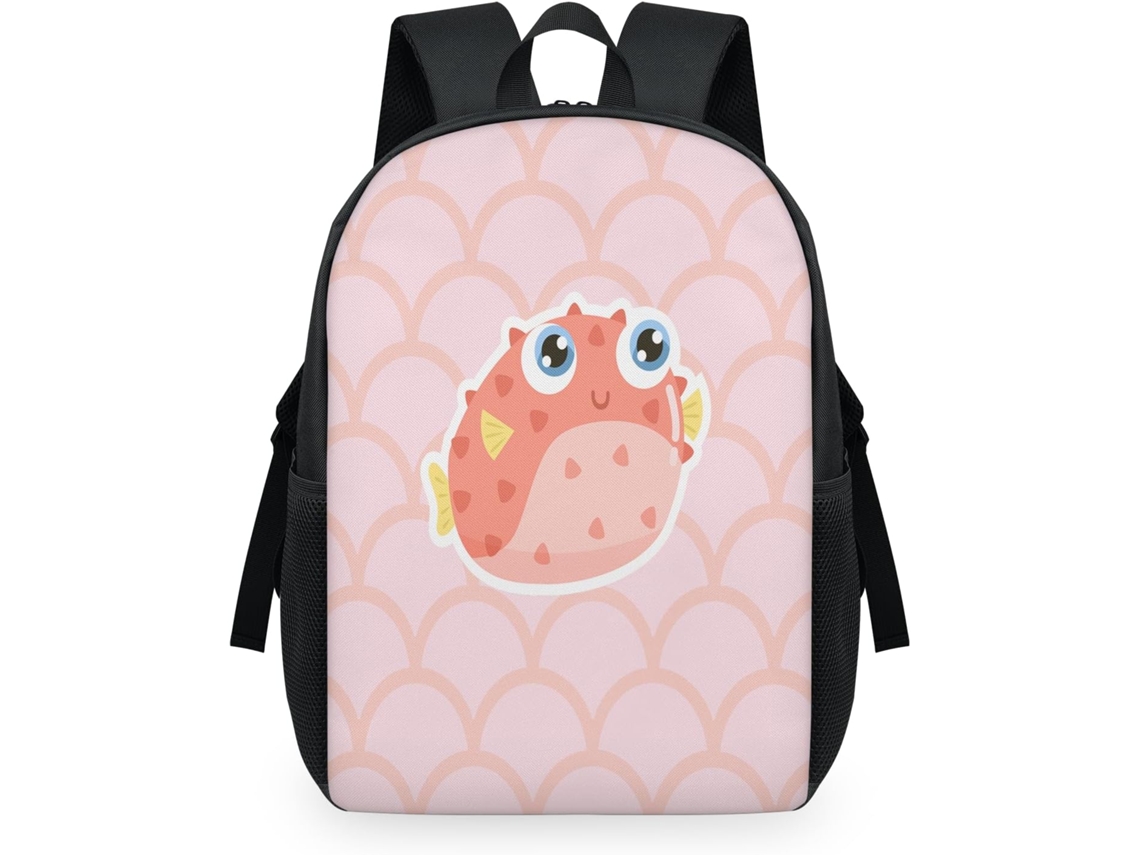 Mochila Tropicallife Estampado Escamas Pez Para Niños Niñas Hombres Mujeres Multiusos Mochila Escolar Infor
