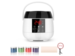 Set De Calefactor De Cera Led Inteligente Para Depilación Con Cera, Calentador Y Palillos Aplicadores Uk