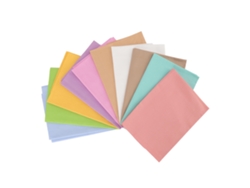 10 piezas de tela de algodón de color sólido para costura y manualidades.