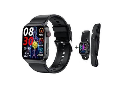 Smartwatch, pantalla grande de 1,92 pulgadas, modo multideporte, apto para Android y iPhone, Negro CHRONUS