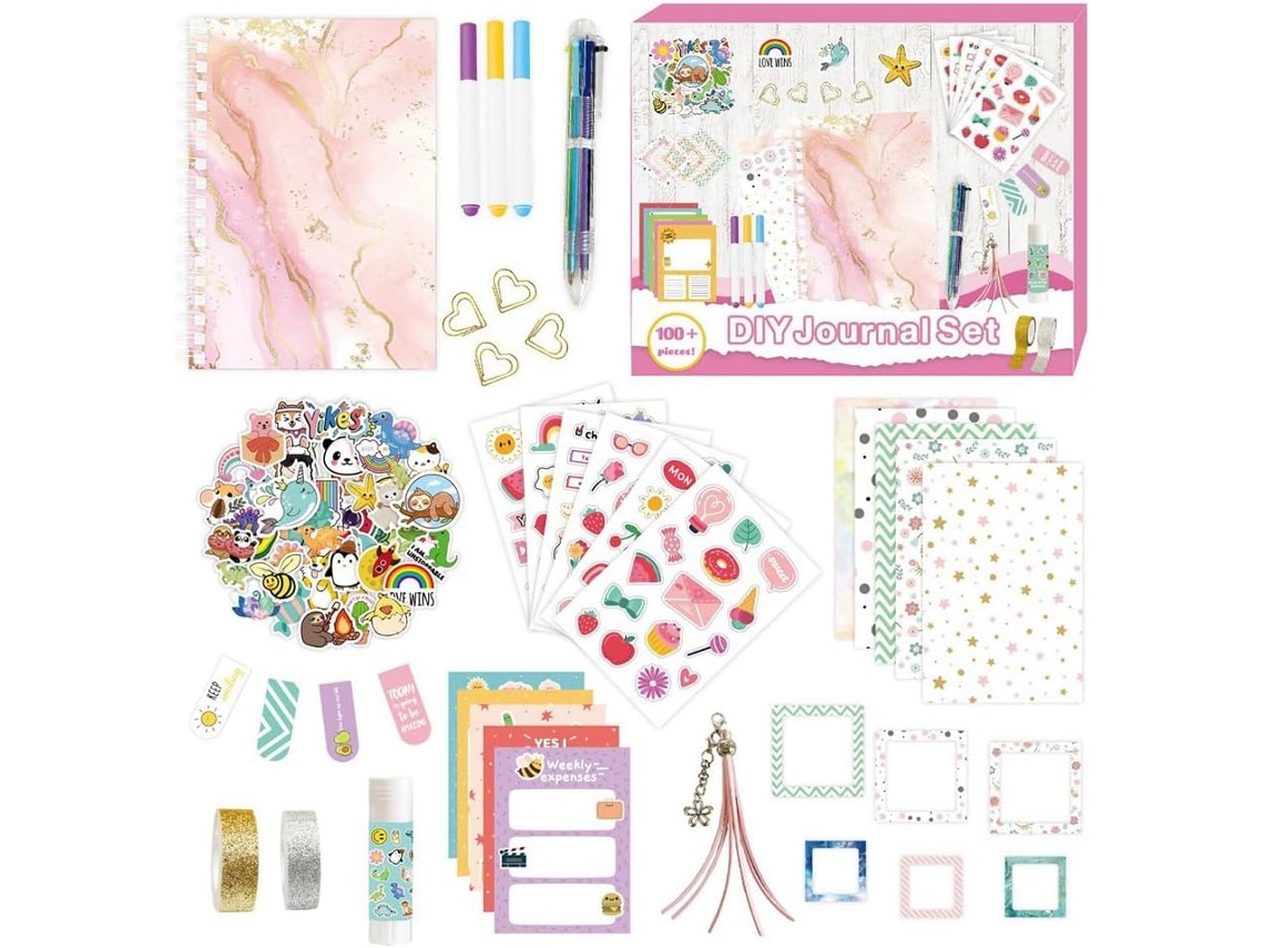 Kit De Diario Diy - Suministros Para Álbumes Y Diarios, Cosas Para