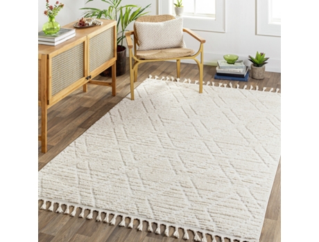 Alfombra Bereber Étnico SURYA Marfil 160x213 cm