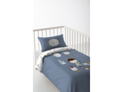 FUNDA NORDICA REVERSIBLE INFANTIL CUNA 60 EXTRA SUAVE FABRICADO EN ESPAÑA MAGO HACIENDO EL INDIO