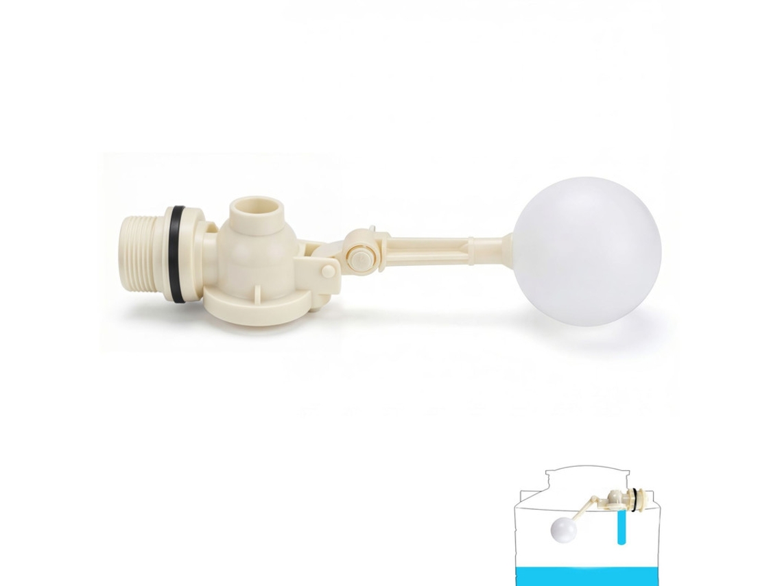 Válvula De Flotador Automática G2'' 56 Mm Con Brazo Ajustable
